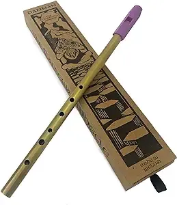 The Dannan Causeway Brass Tin Whistle in the Key of D - Deep Purple Model