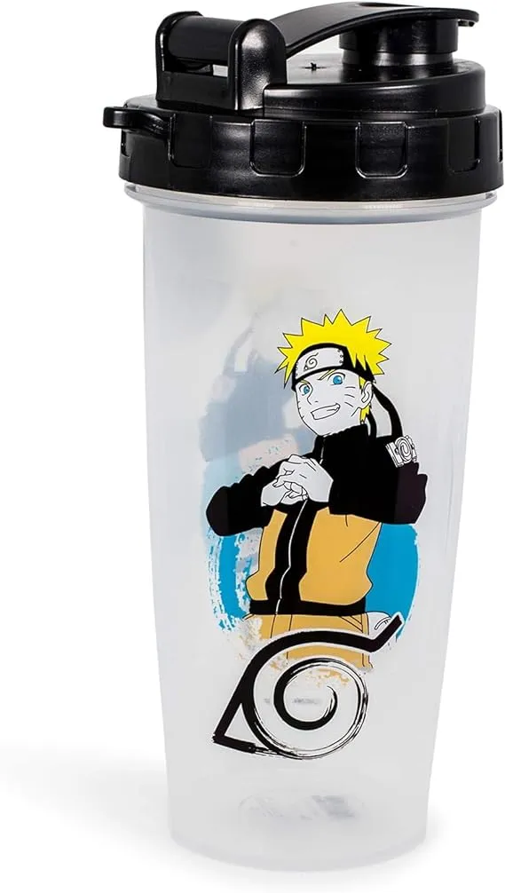 Naruto Shippuden Plastic Shaker Bottle  Holds 20 Ounces