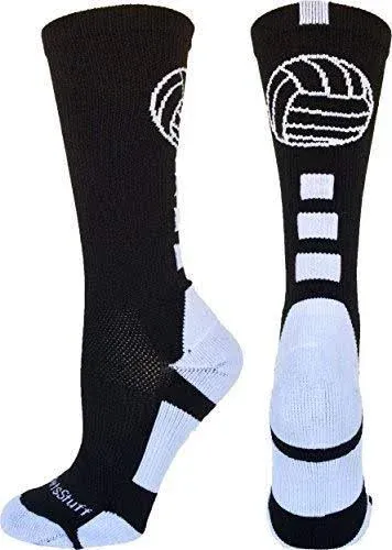 MadSportsStuff Volleyball Logo Crew Socks