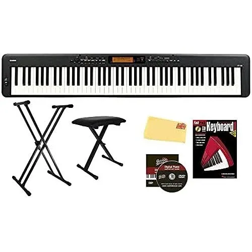 Casio CDP-S360 Digital Piano with Matching CS-470P Stand and Triple Pedal