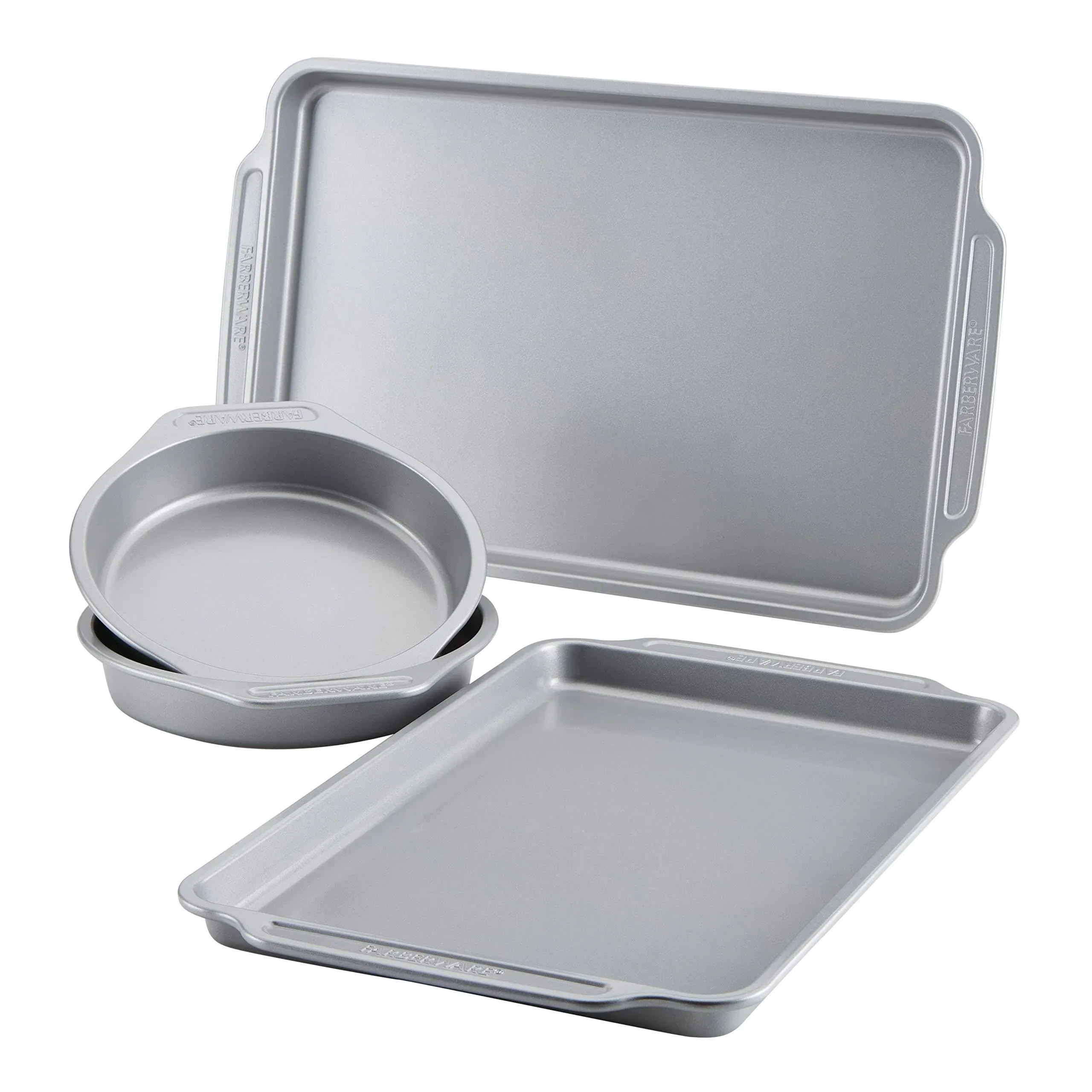 Farberware - 4-Piece Nonstick Bakeware Set - Gray