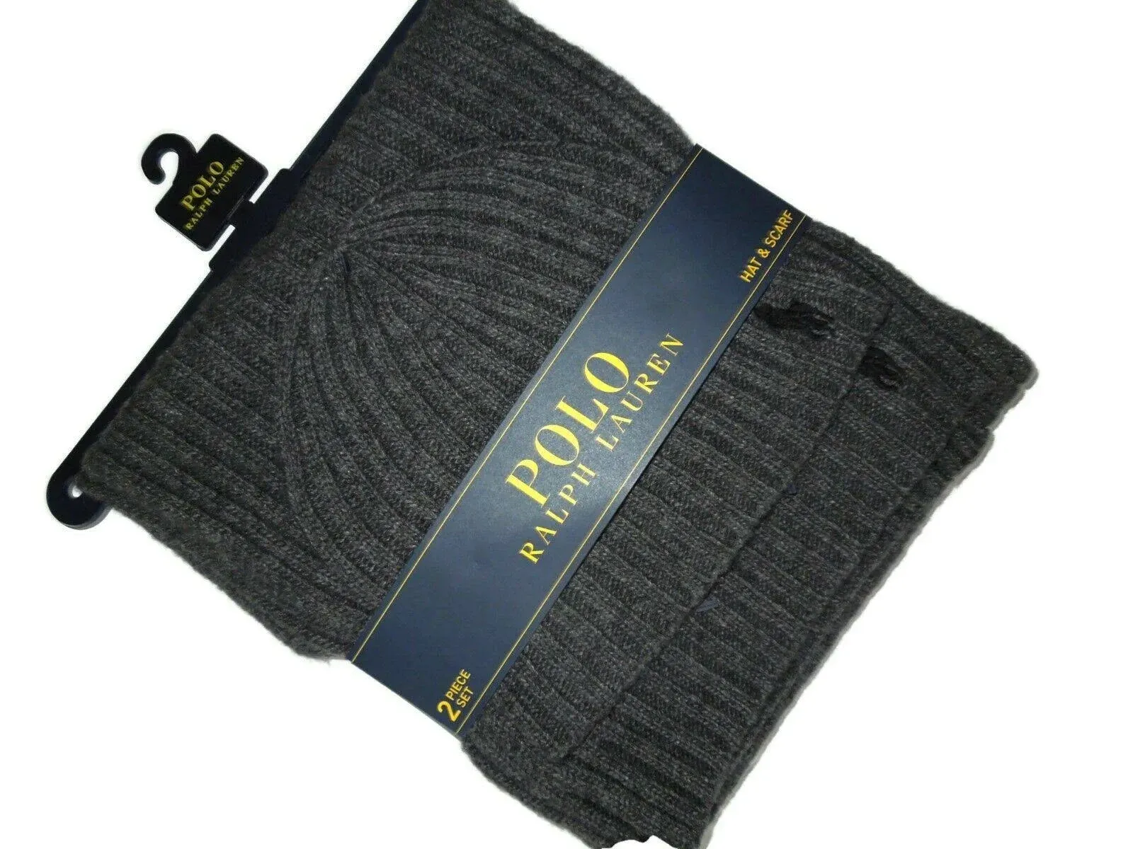 Polo by Ralph Lauren Accessories | Polo Ralph Lauren Men's 2 Piece Knit Hat Scarf ...