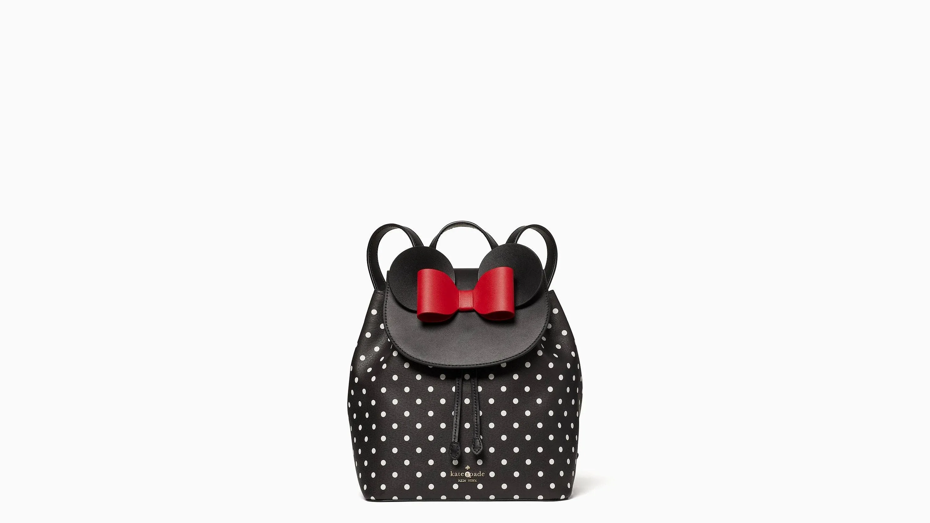 Nueva con etiquetas Disney x Kate Spade Nueva York Minnie Mouse Mouse Mochila de Cuero con Lunares-