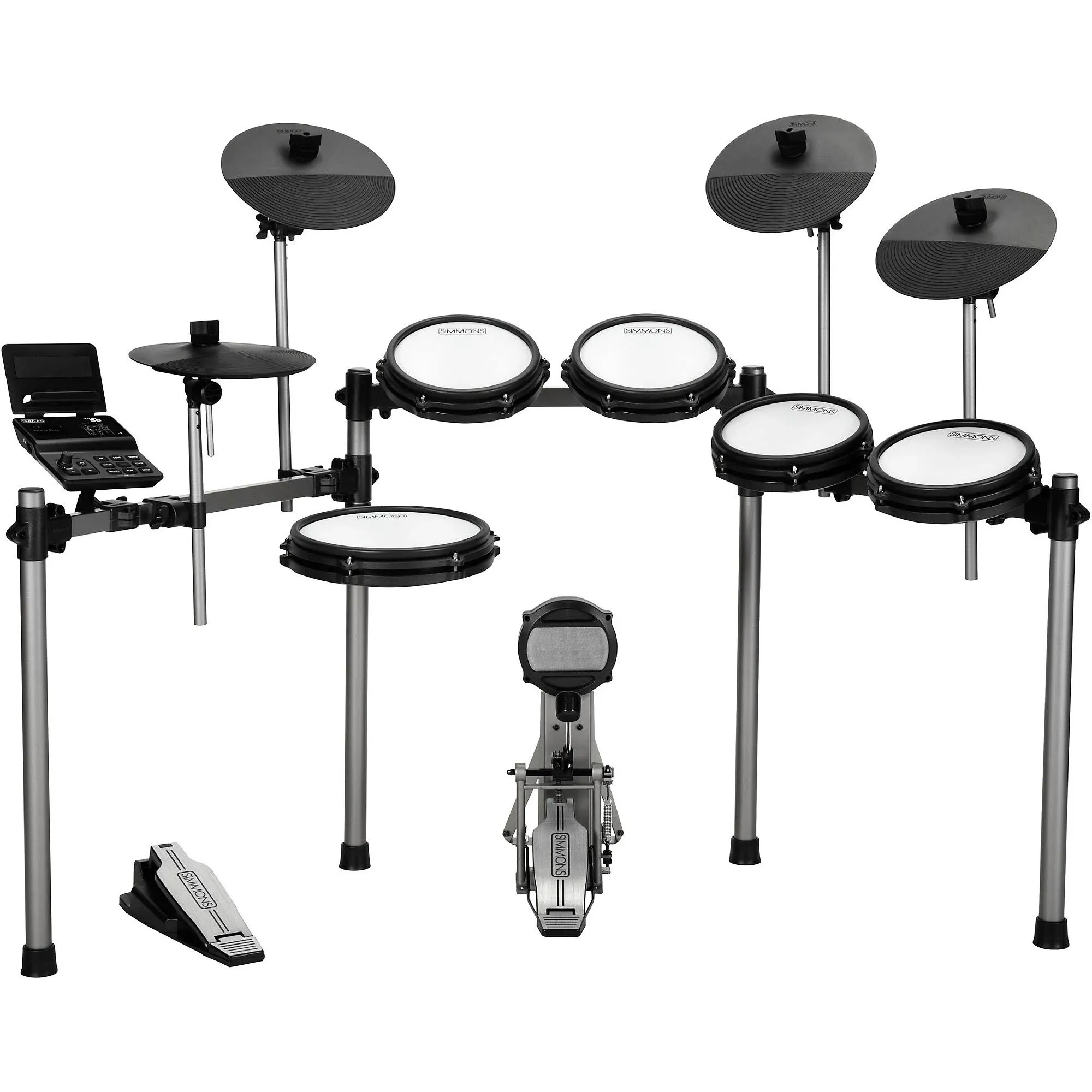 Simmons Titan 50 Expanded Electronic Drum Kit with Mesh Pads and Bluetooth