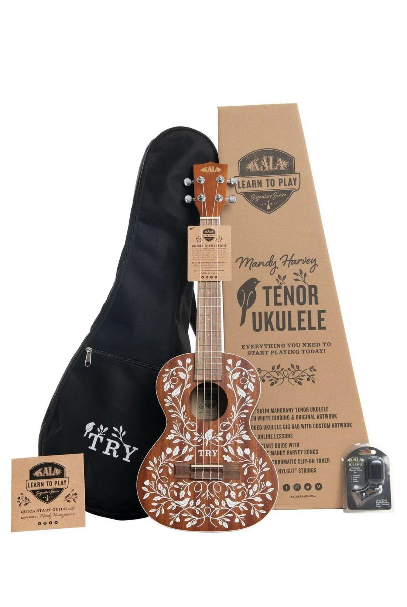 Kala KALA-LTP-MH Learn To Play Series Tenor Ukulele | Reverb