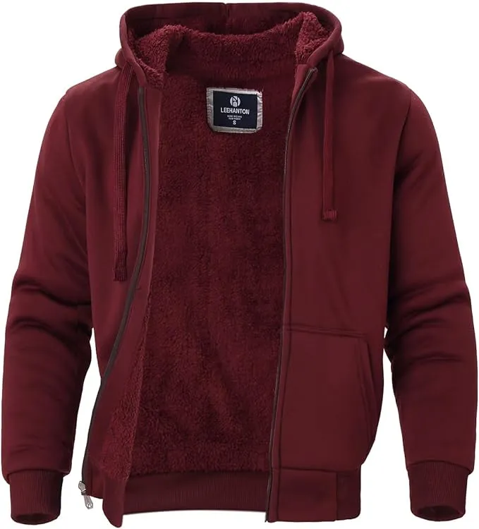 "Men's Sherpa Hooded Sweatshirt"