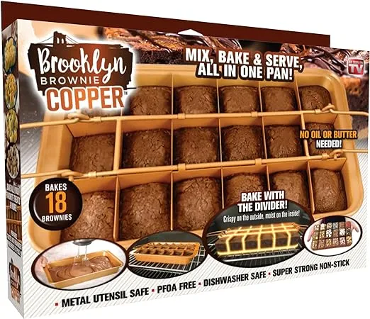 Brooklyn Brownie Copper Brownie Pan