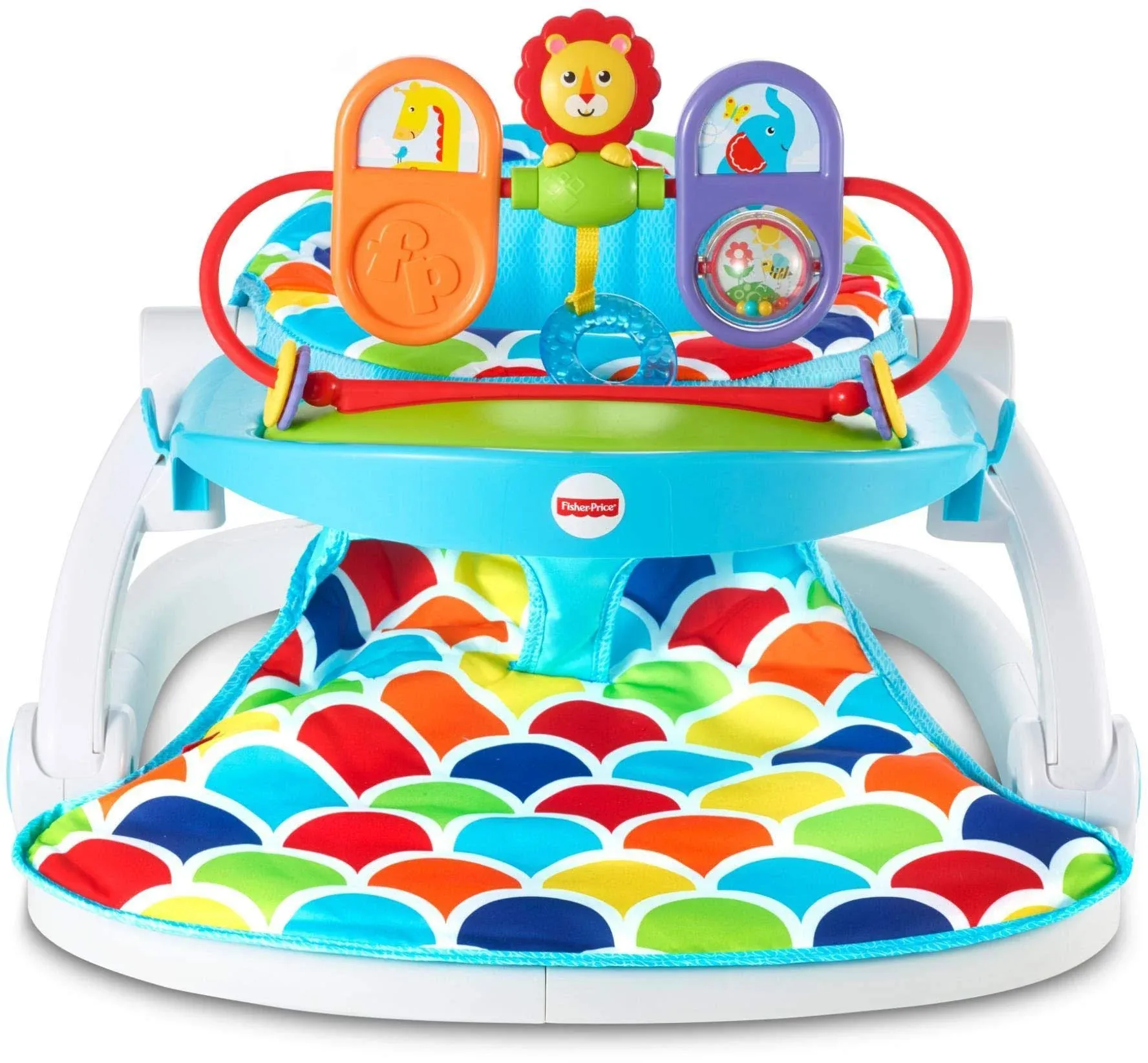 Fisher-Price Deluxe Sit-Me-Up Floor Seat with Toy Tray