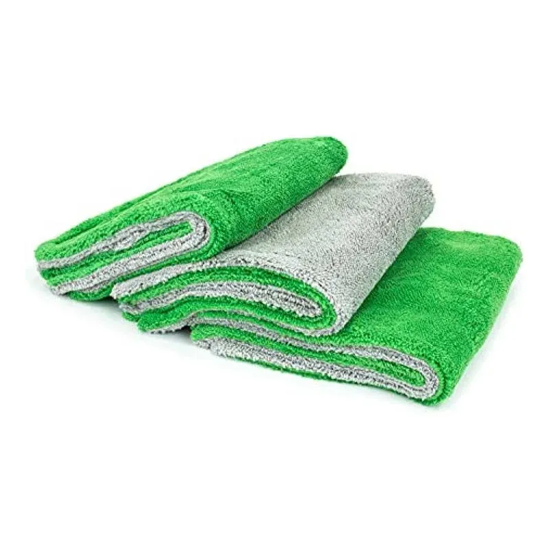 Royal Plush Double Pile Microfiber Detailing Towel (16 in. x 16 in., 700 gsm) - 3 pack