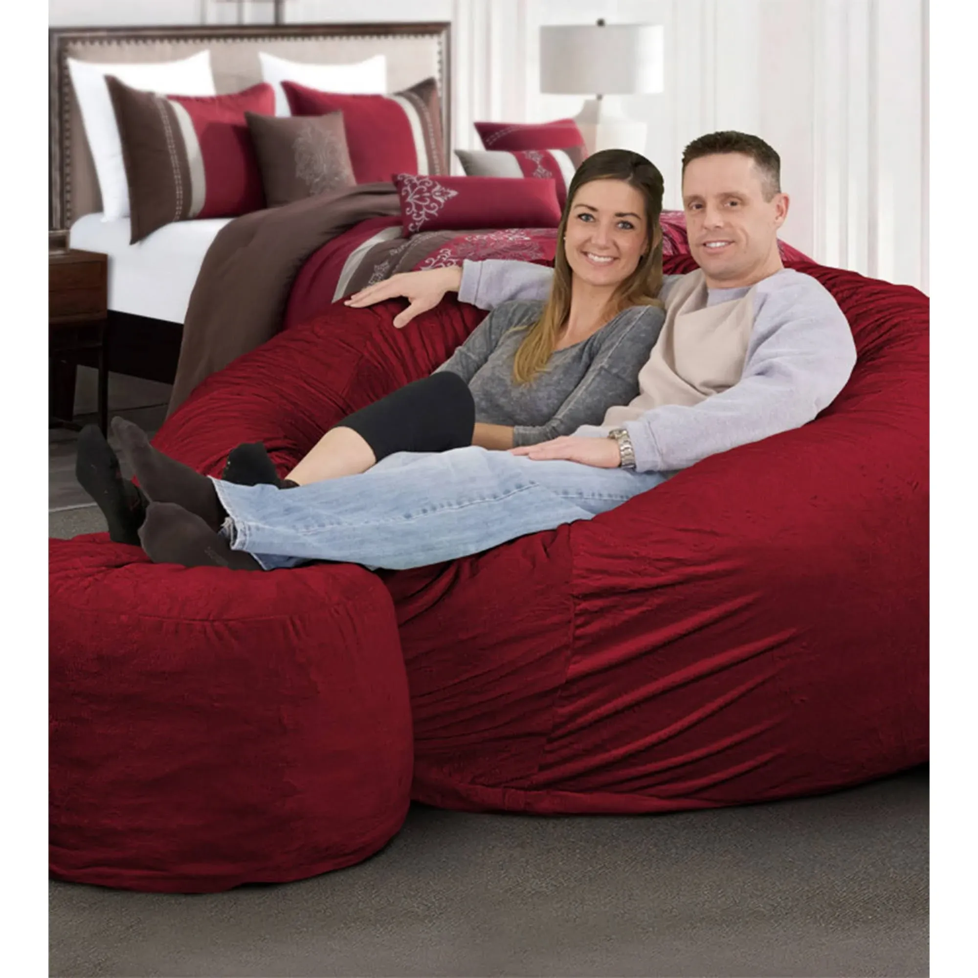 ULTIMATE SACK 4000: Convertible Bean Bag Full Bed