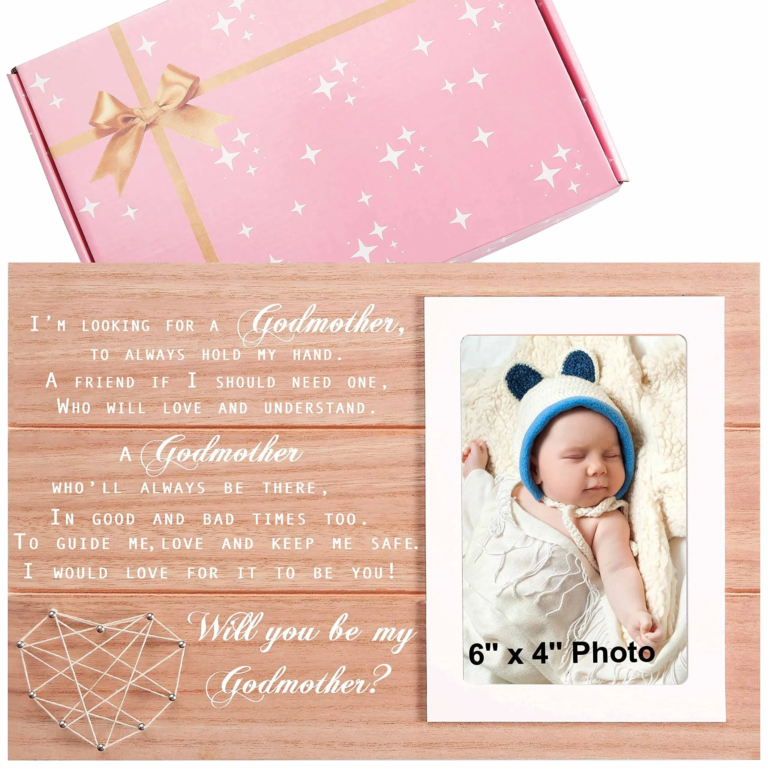 Sioial Godmother Proposal Gift-Will You be my Godmother-Pict<wbr/>ure Frame Gift-Go...