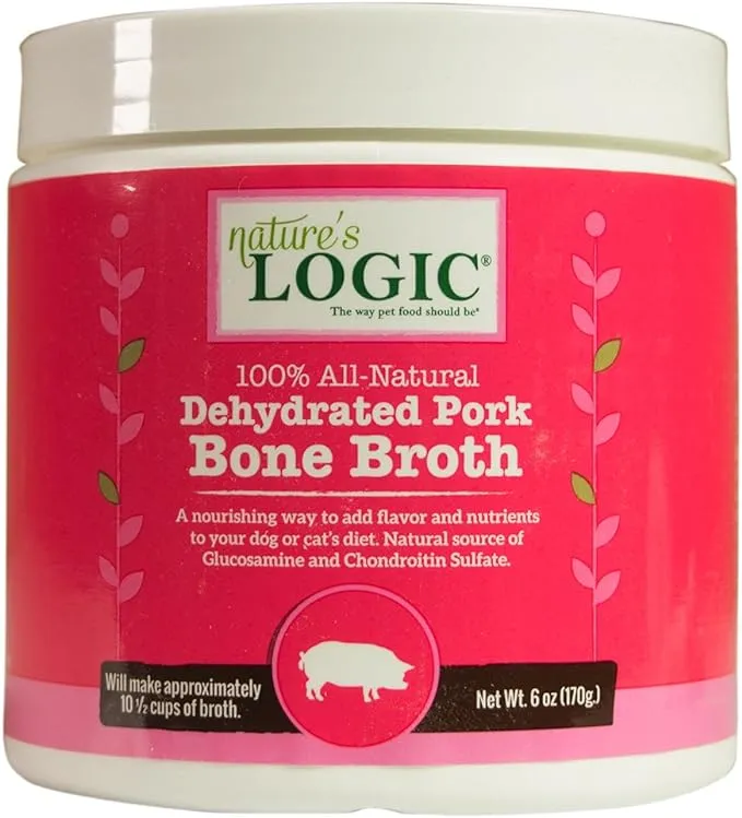 Nature's Logic Dehydrated Bone Broth | Pork 6 oz