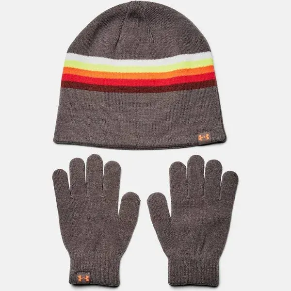 Under Armour Boys Beanie Glove Combo