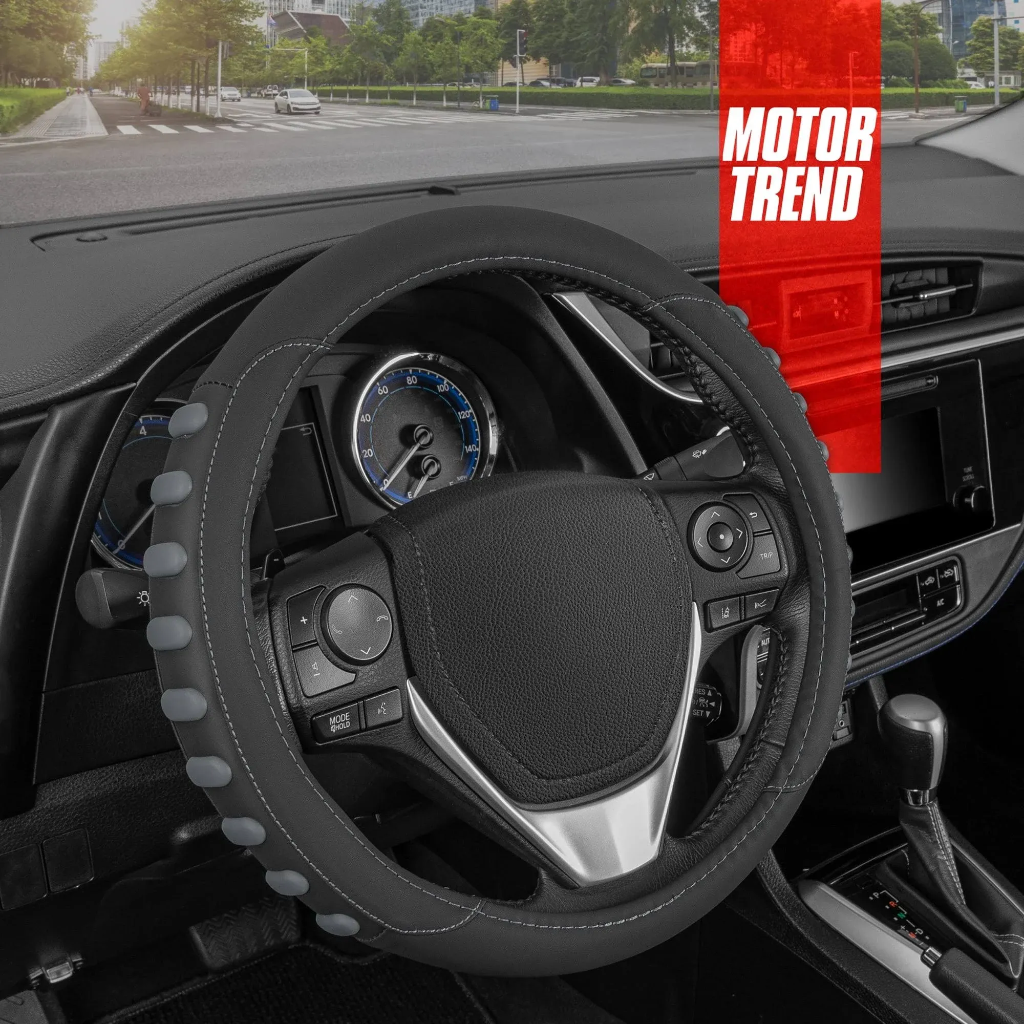 Motor Trend FlexGrip Steering Wheel Cover