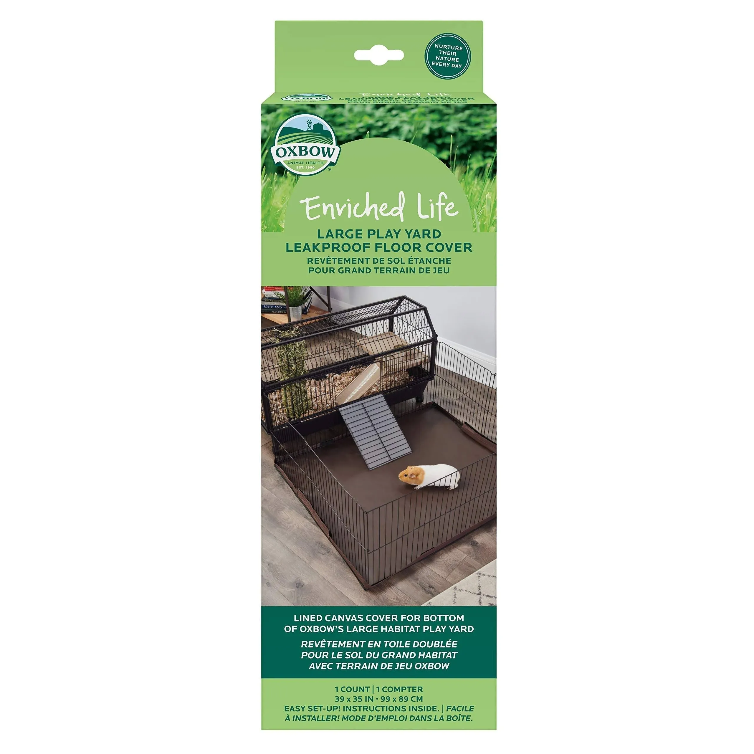 Oxbow Enriched Life Large Play Yard Leak-Proof Floor Cover For Small Animals