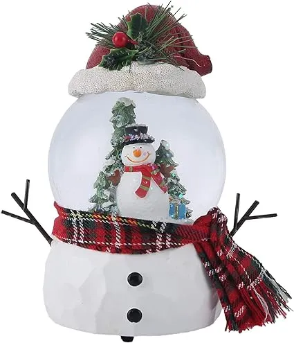 Snow Globe Christmas Water Globe Christmas Decoration Music Crystal Ball Snow