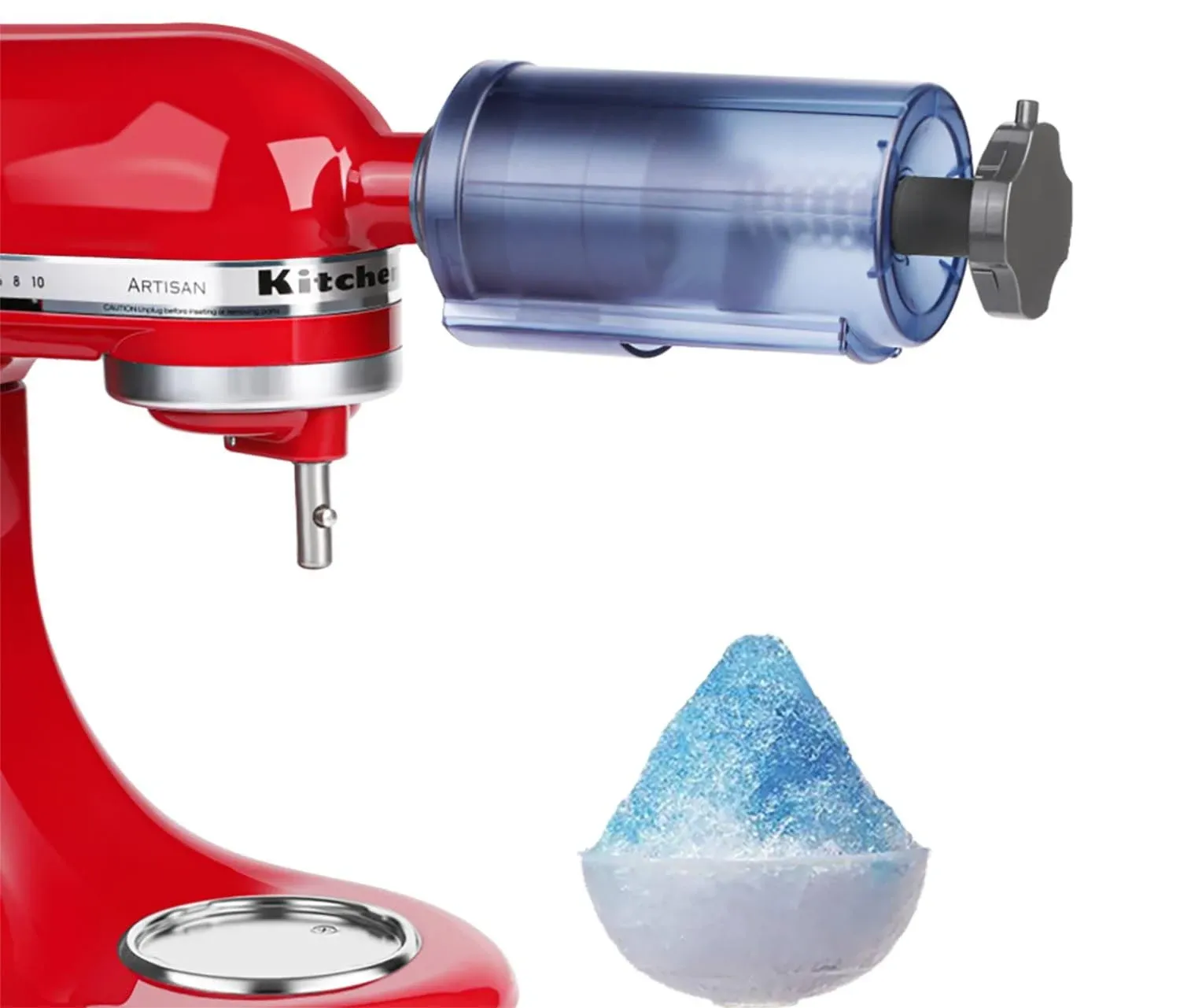 Ice Shaver Attachment for Kitchenaid Stand Mixer- Efficient Shaved Ice Maker, Hi