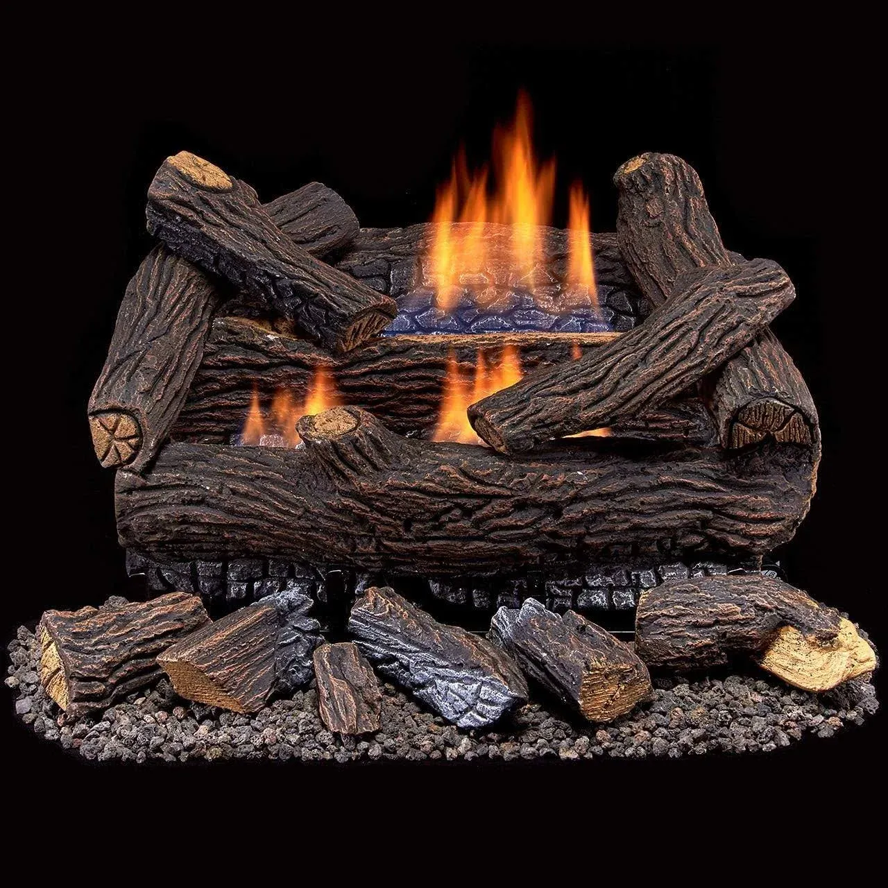 Duluth Forge Ventless Dual Fuel Gas Log Set