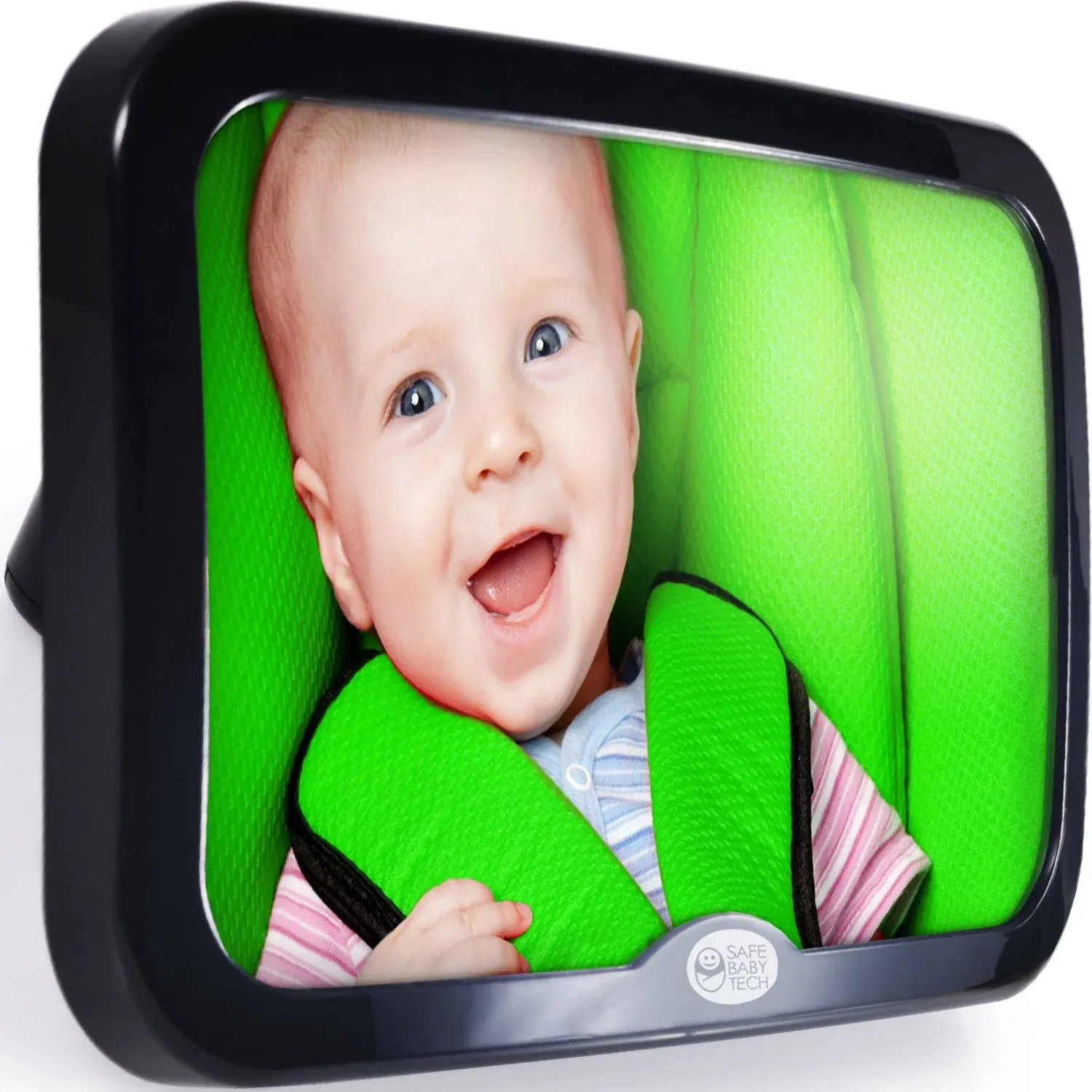 Safe Baby Tech Baby Car Mirror Crystal Clear Reflection