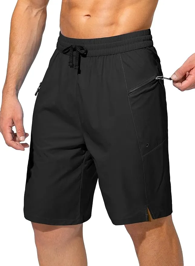 Men's Swim Trunks Quick Dry Board Shorts with Zipper Pockets Beach Shorts Bathing Suits for Men - No Mesh Liner