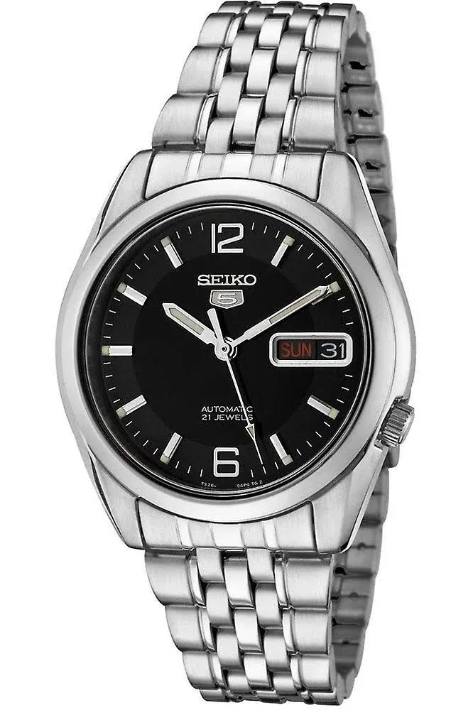 Seiko Men's SNK393 Series 5 Stainless Steel Watch - Silver