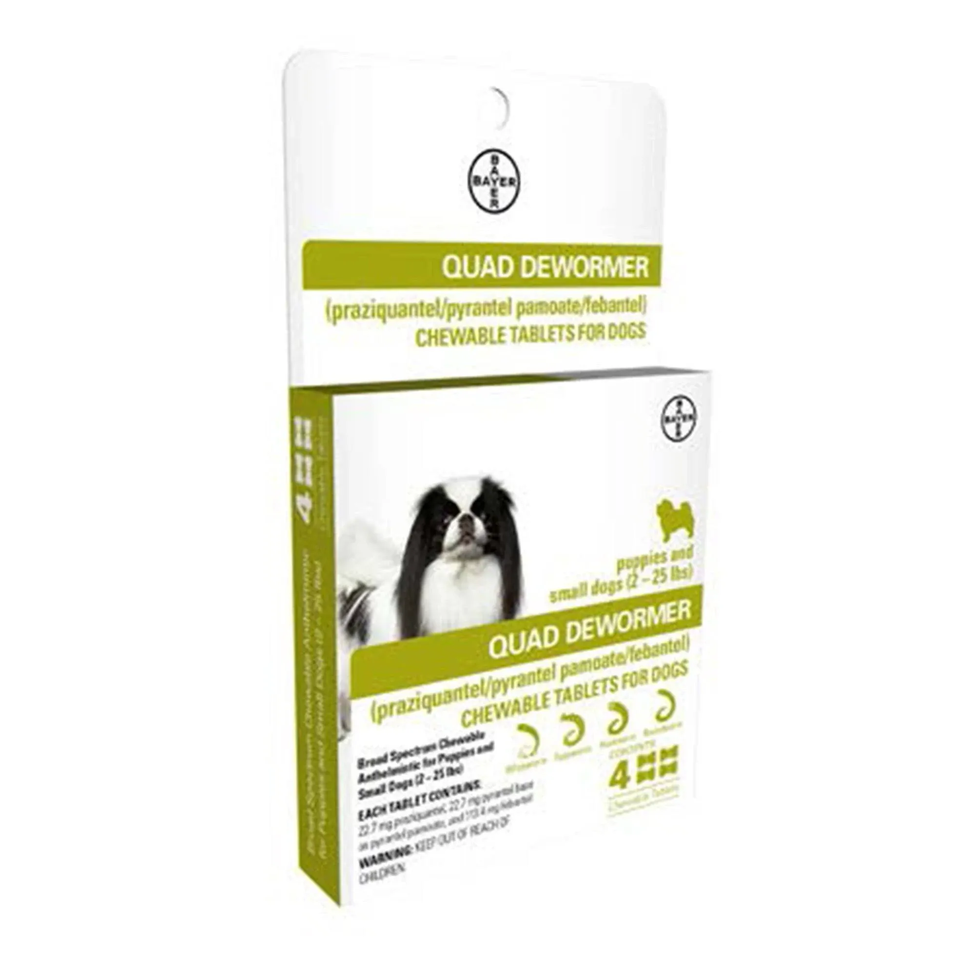 Bayer Quad Dewormer for Small Dogs