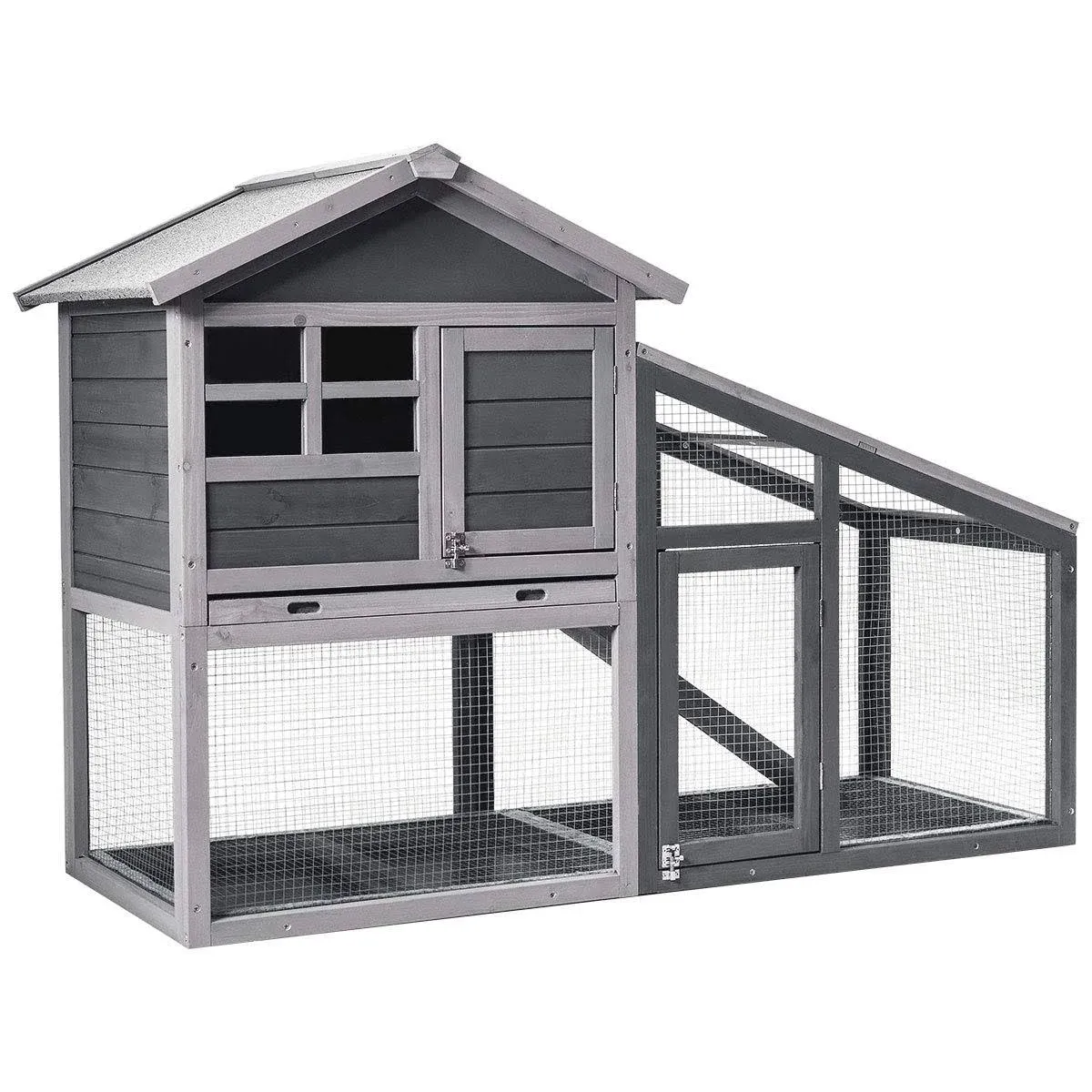 Tangkula Rabbit Hutch Indoor Outdoor