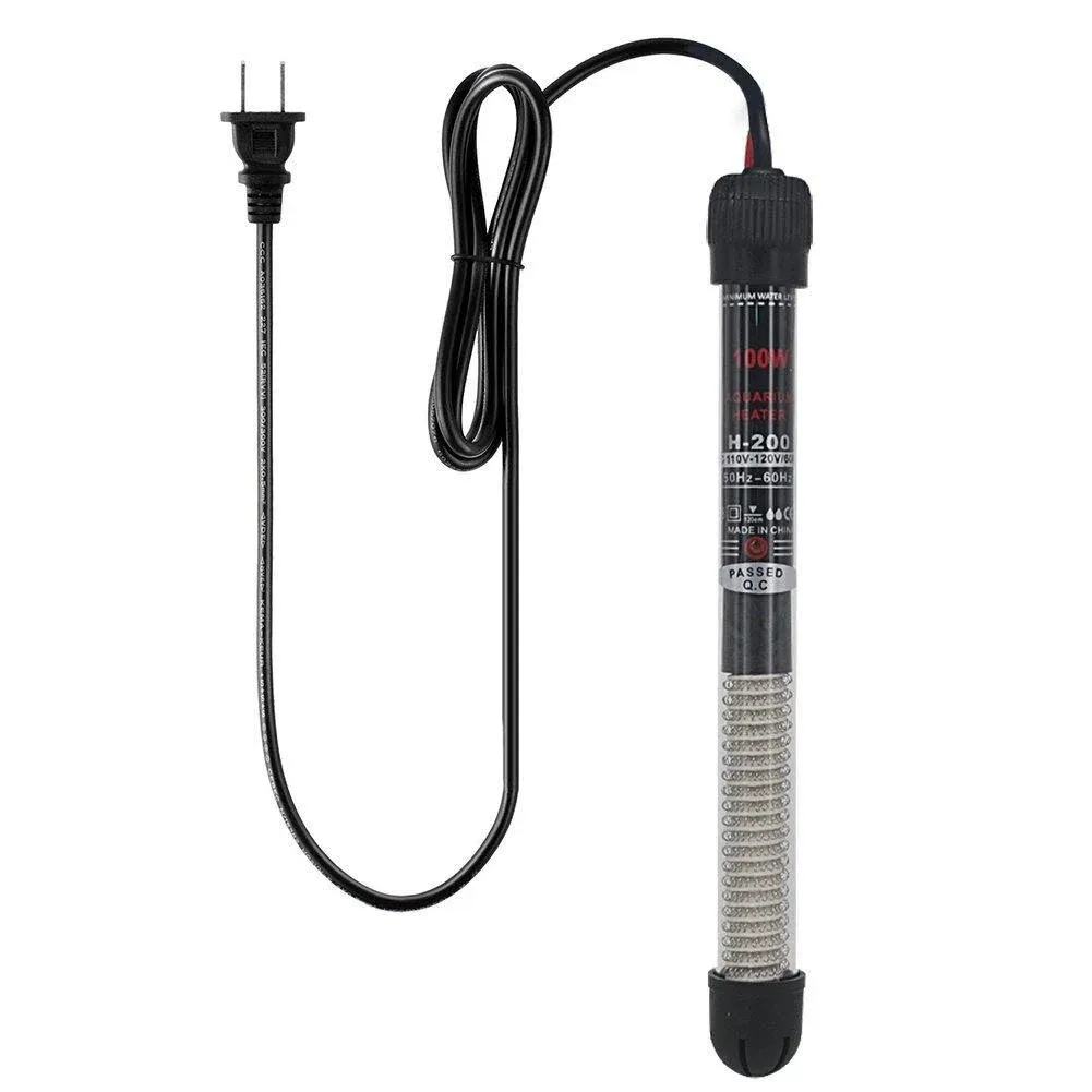 Mylivell Aquarium Heater 100 W Submersible Fish Tank Water Heater Thermostat