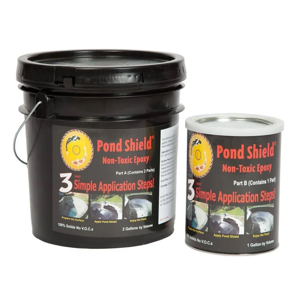 Pond Armor SKU-SKYBLUE-3GA Non-Toxic Pond Shield Epoxy Paint, 3-Gallon, Sky Blue