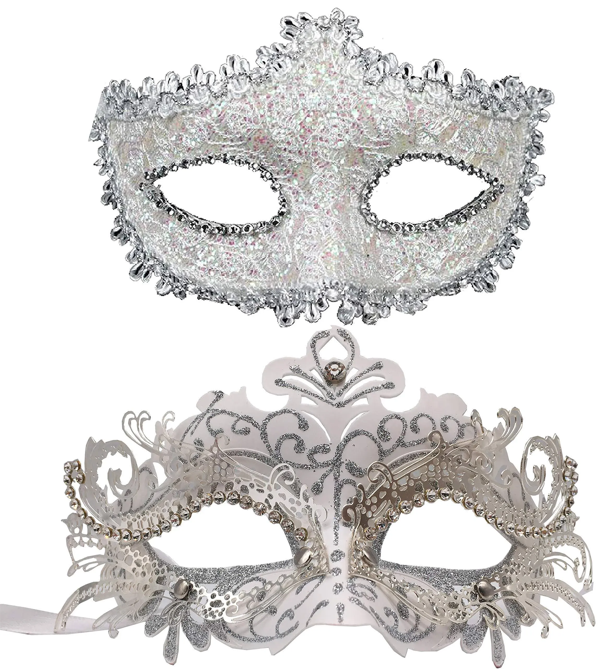 Couple Masquerade Mask Women Men Mardi Gras Mask Costume Masks for Christmas Festival New Year Party