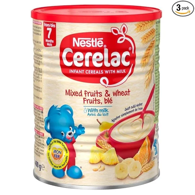 Cerelac Mixed Fruit 400g (3 Pack)