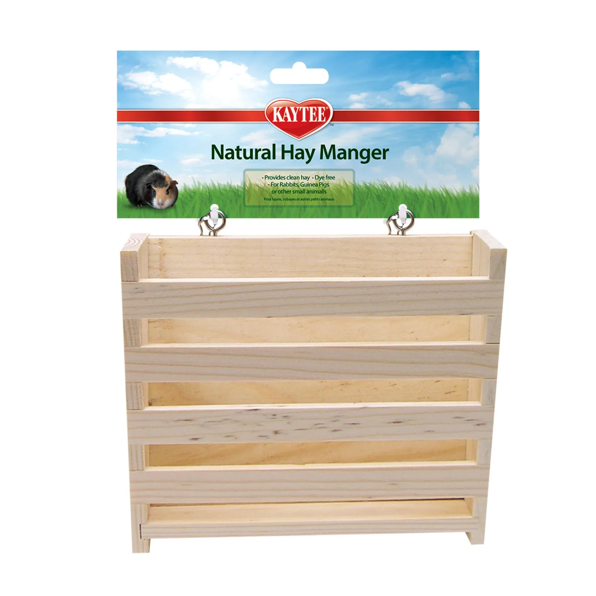 Super PET-Natural Wooden Hay Manger Large