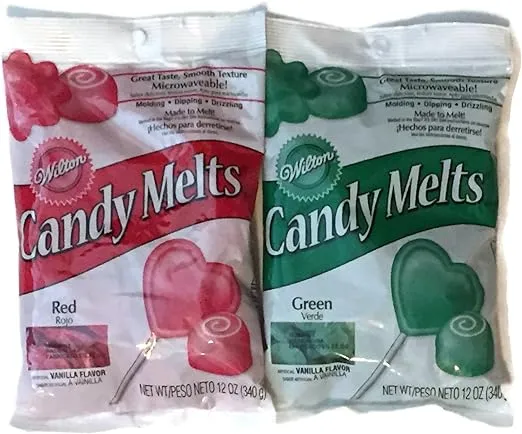 Bundle of Wilton Candy Melts Red and