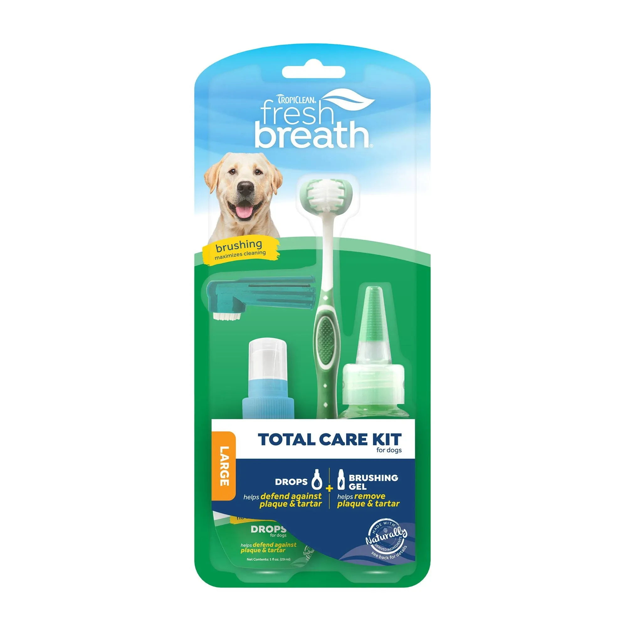 Tropiclean Fresh Breath Total Care Kit for Large Dogs