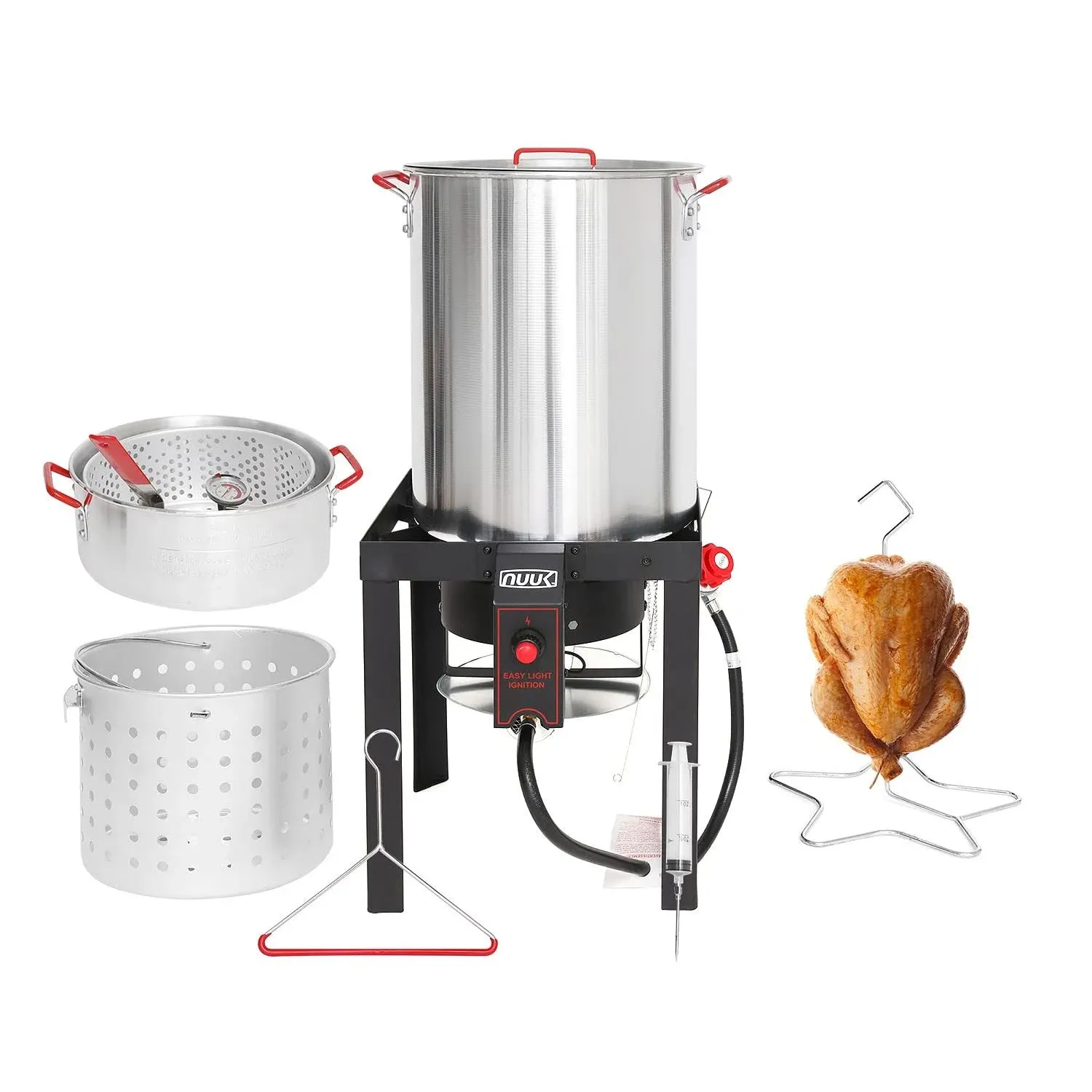 Nuuk 30 qt. Turkey Fryer and 10 qt. Fish Fryer Combo Kit, PF100