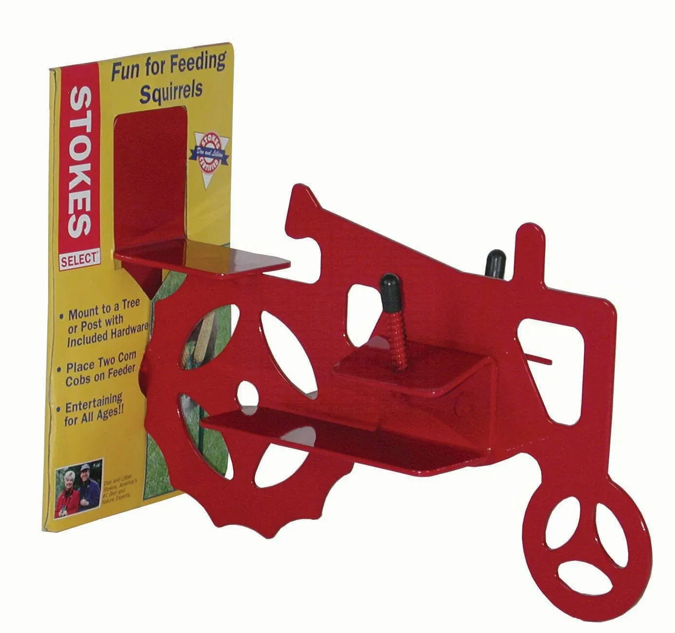 Stokes Select Steel Tractor Platform 10 In. Squirrel Feeder 38055-DI Stokes