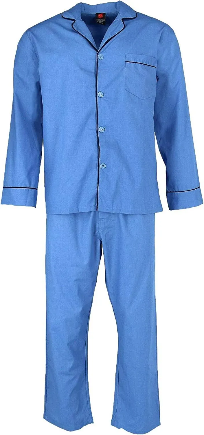 Hanes Men's Broadcloth Pajama Set