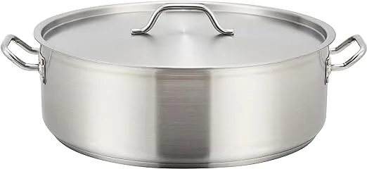 Winco SSLB-10 Stainless Steel 10 qt. Brazier