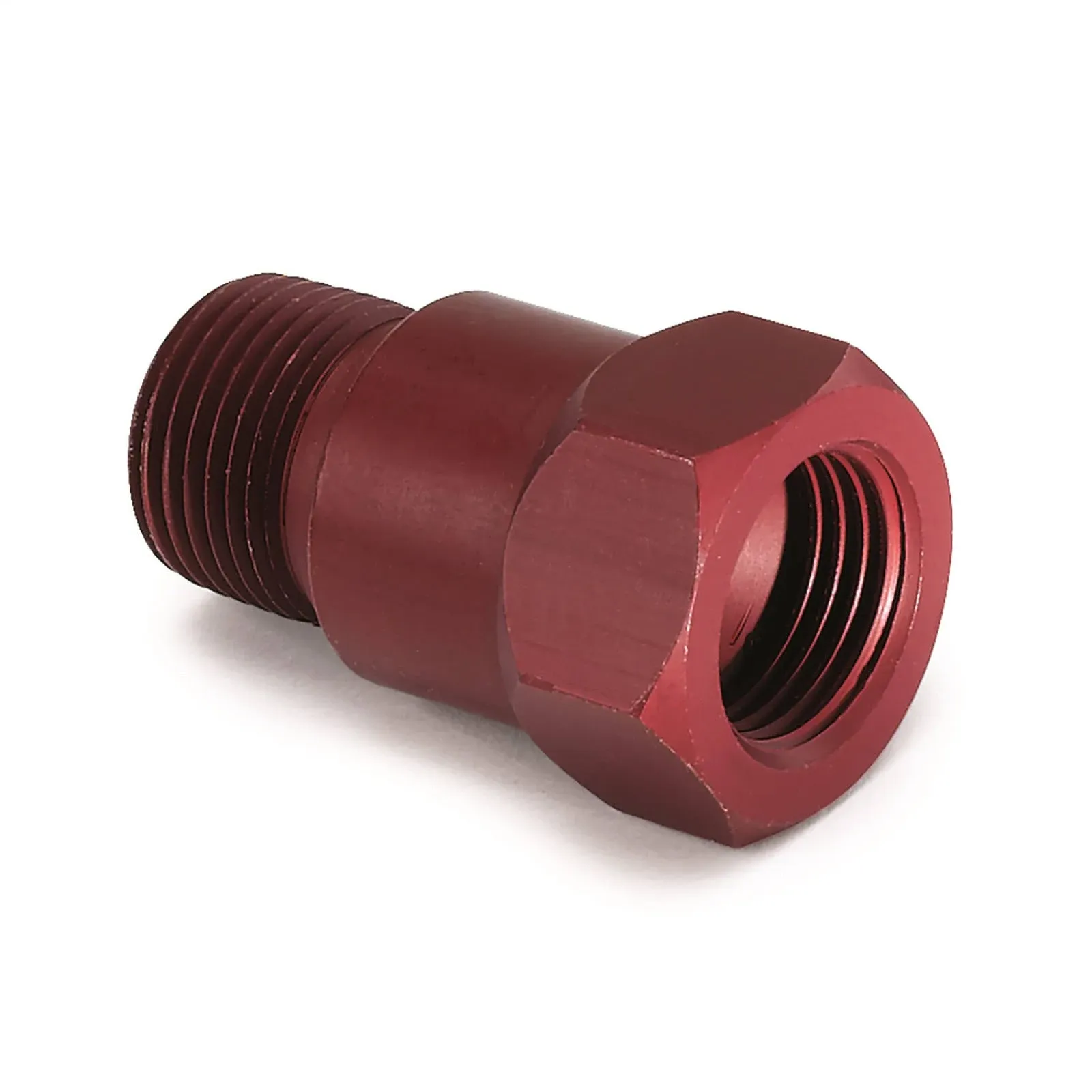 AUTOMETER-3/8in NPT Aluminum Temp. Adapter Fitting - Red 2272