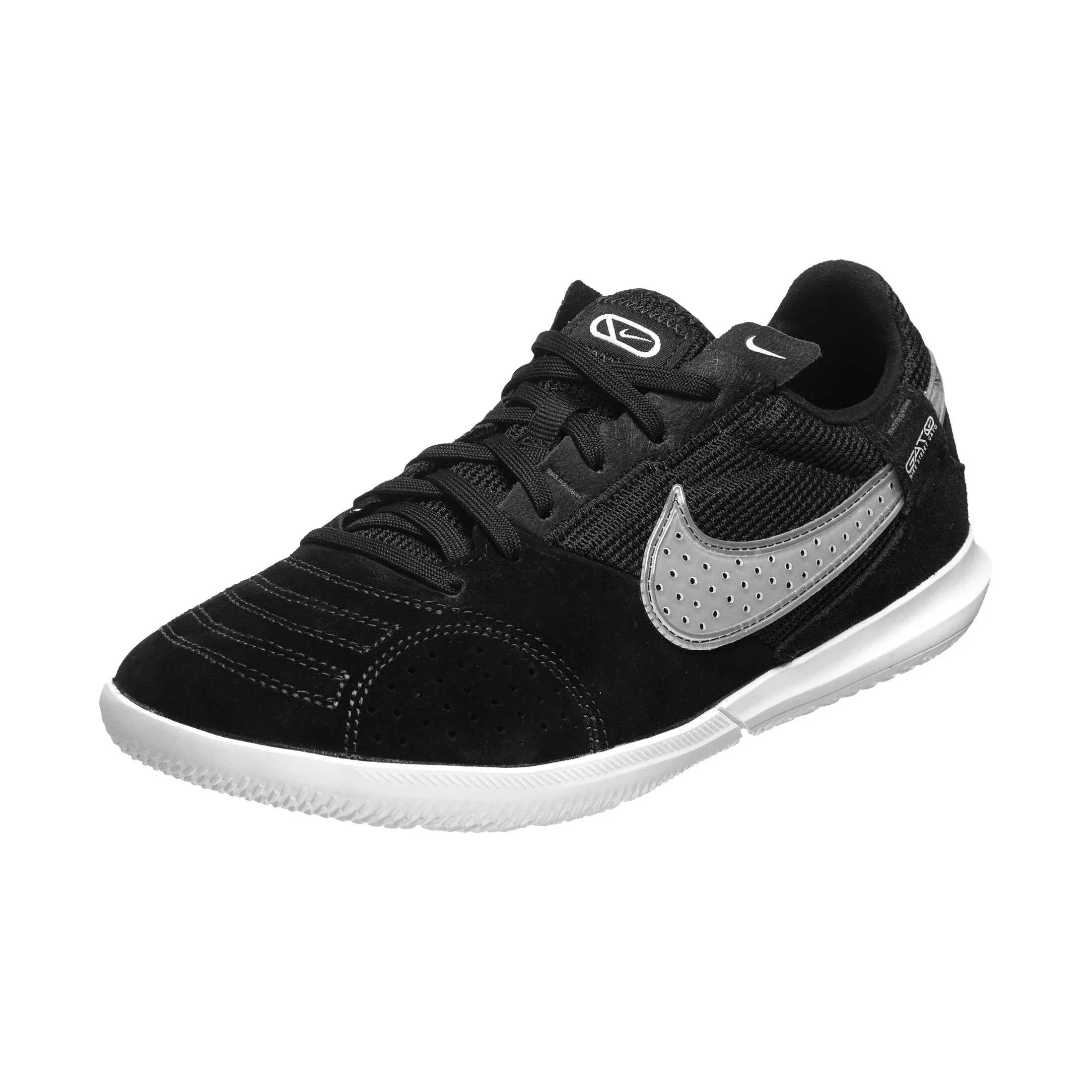 Nike Kids' Streetgato Soccer Shoes - Black & White - Each