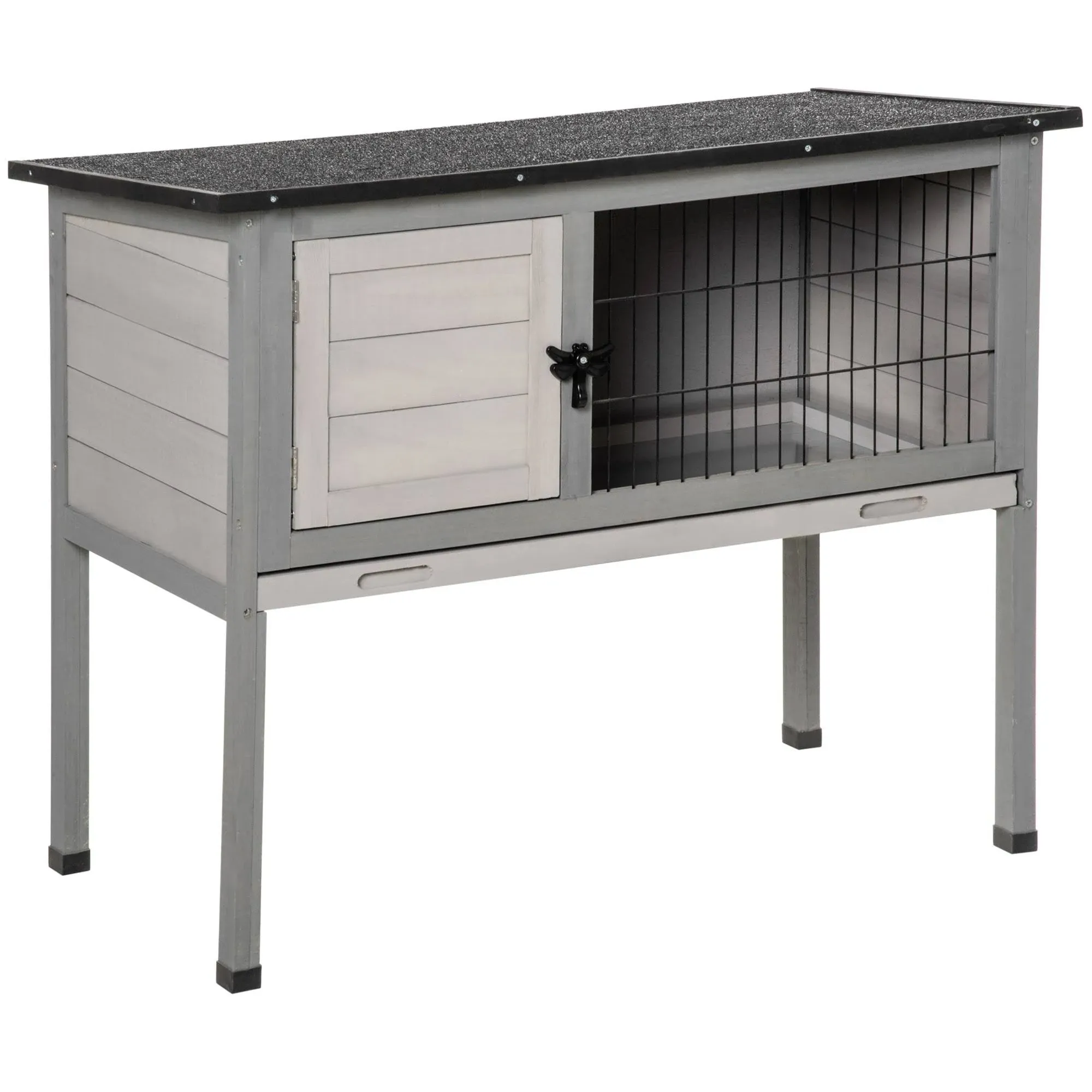 PawHut Elevated Rabbit Hutch