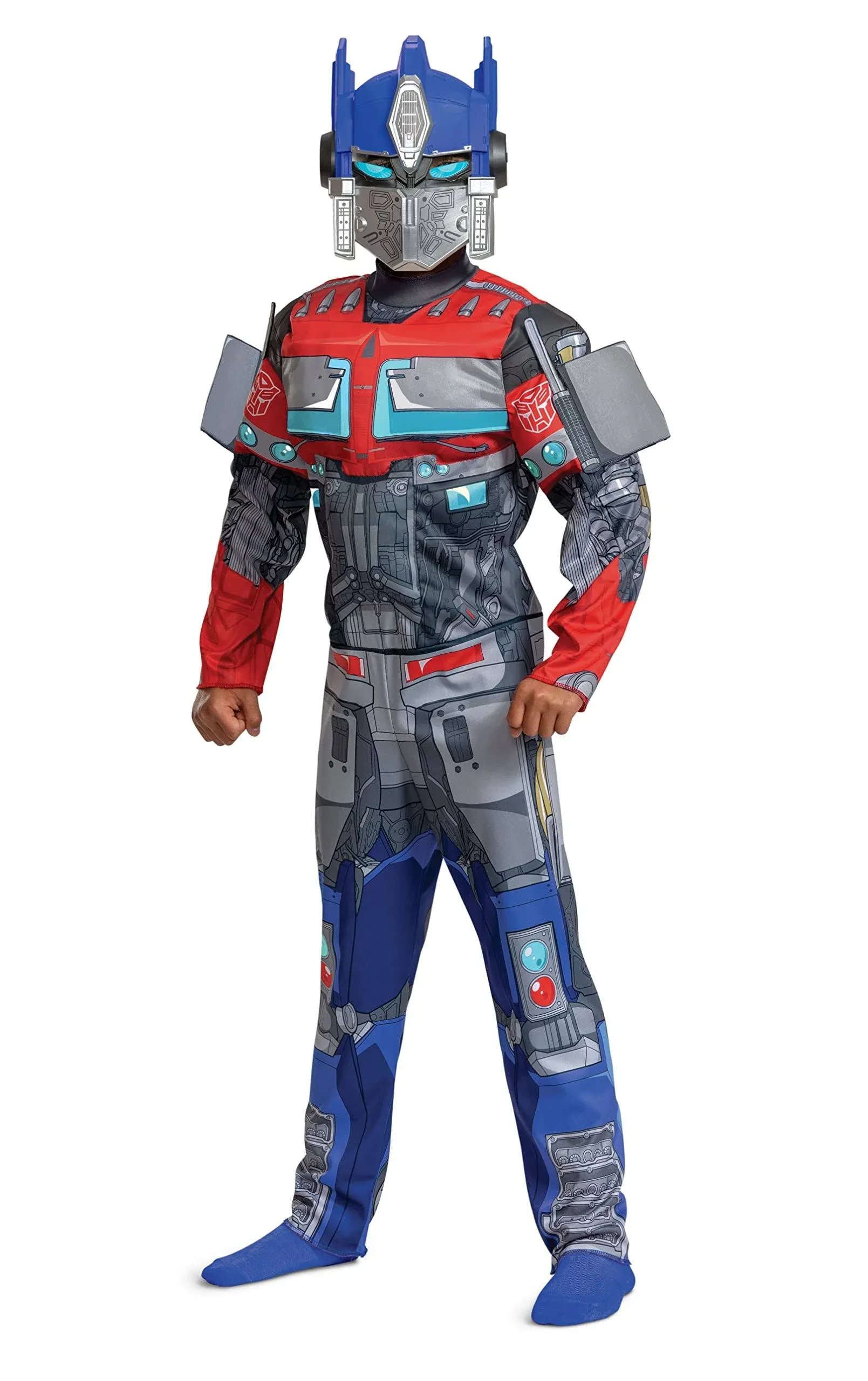 Kids Classic Muscle Transformers Optimus Prime T7 Costume