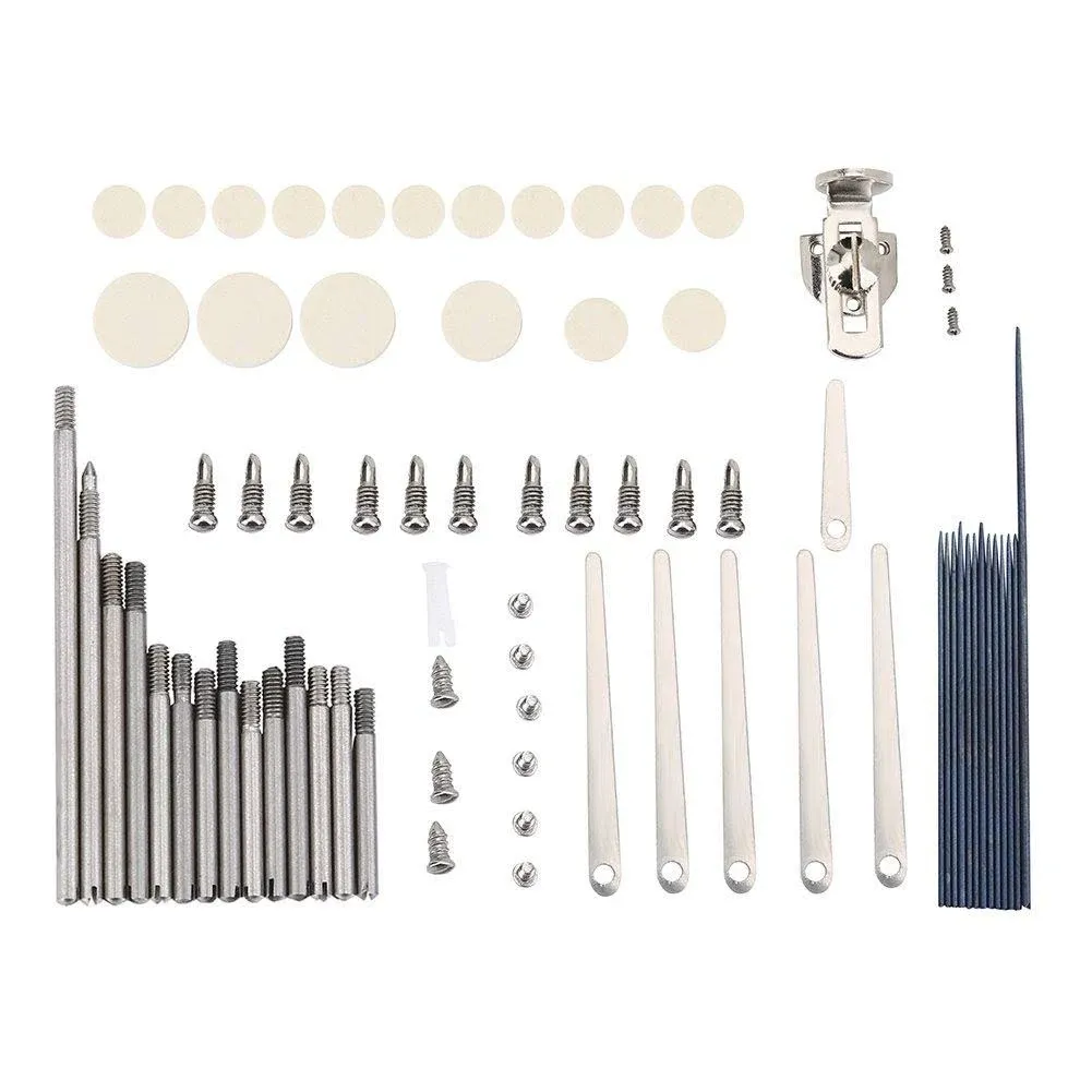 Clarinet Repair  Replacement Kit Set Clarinet Springs Rollers Spring Needles Pad