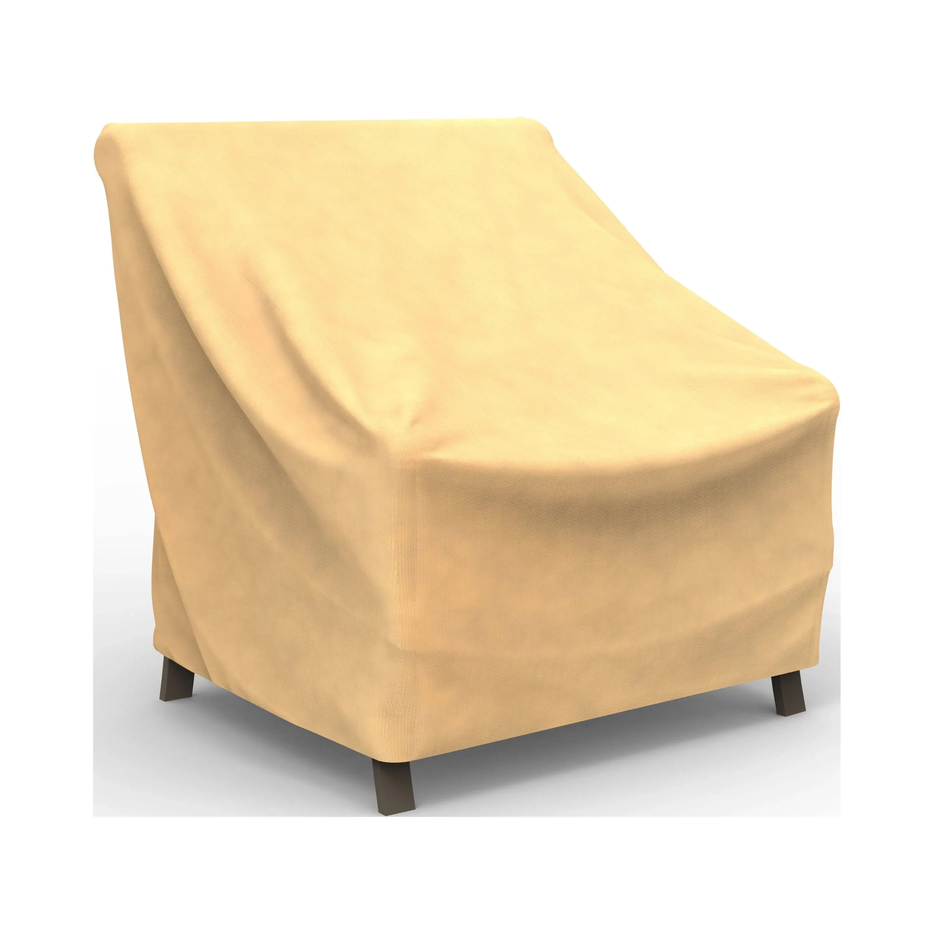 Budge All-Seasons Patio Chair Cover Medium Tan