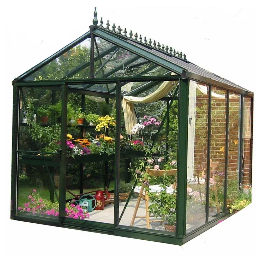 Exaco Janssens Royal Victorian | VI 23 Green Poly | 10 mm Twin-Wall Polycarbonate Greenhouse