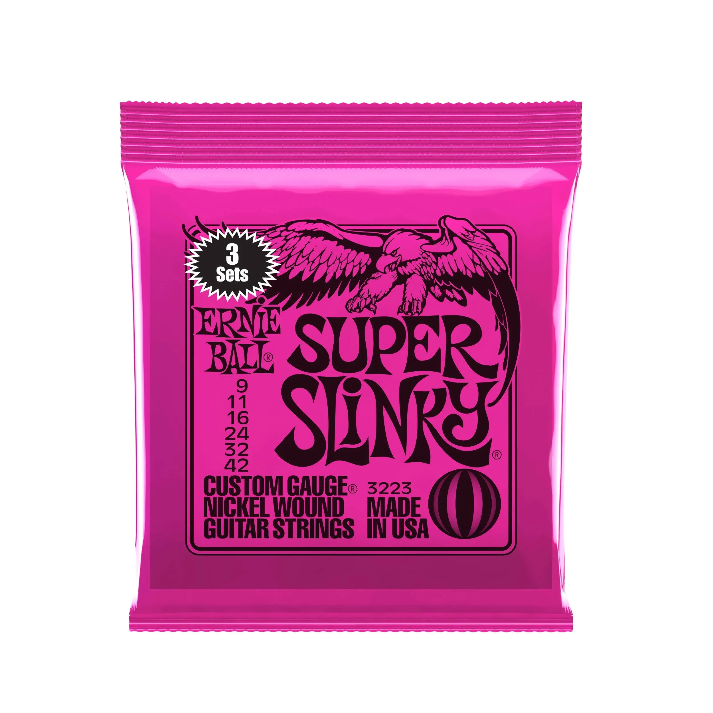 Ernie Ball Super Slinky Electric Guitar String Set