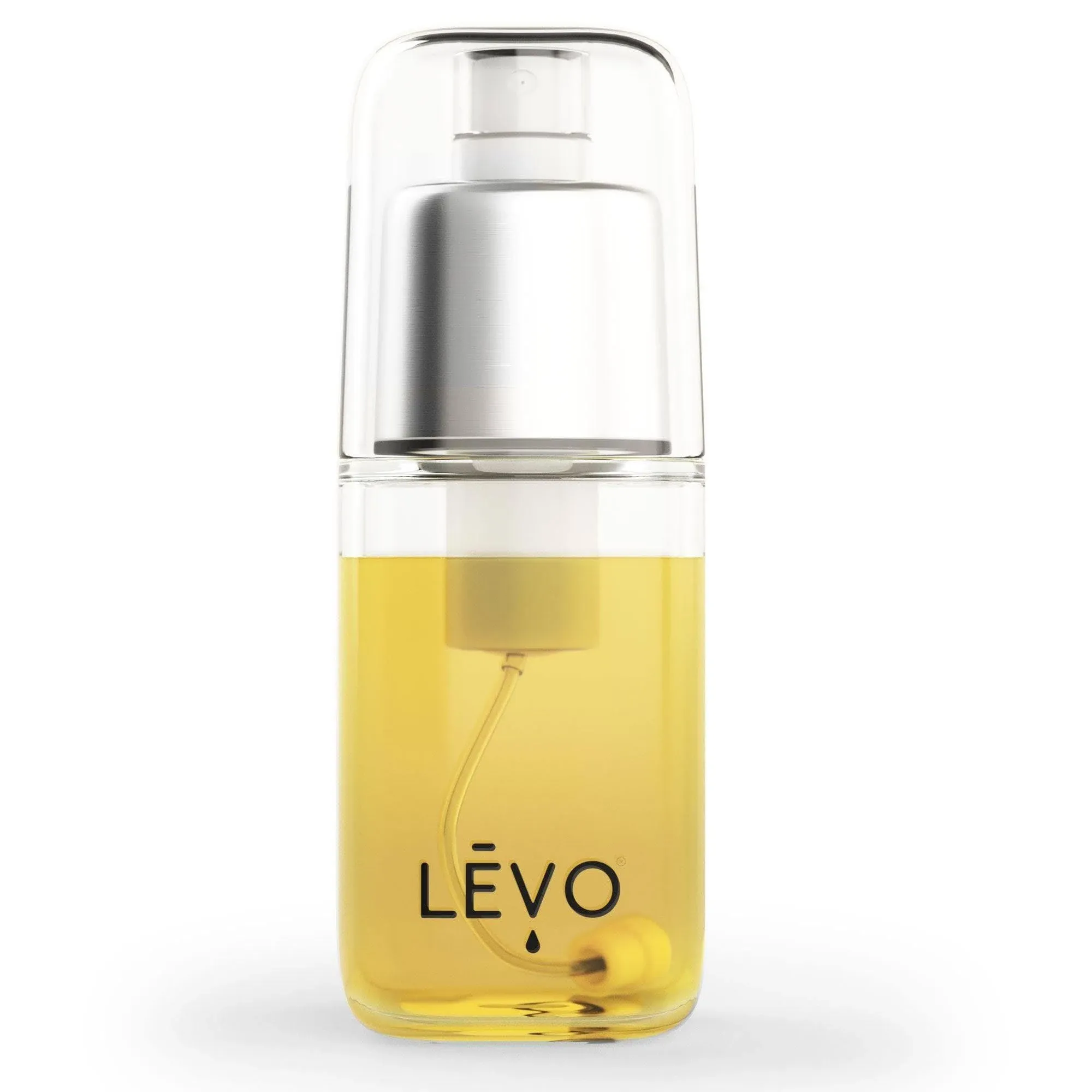 LEVO - Fine Oil Mister - Oil Sprayer for Cooking, Air Fryer and Salad Making - Glass Sprayer - 6 fl oz