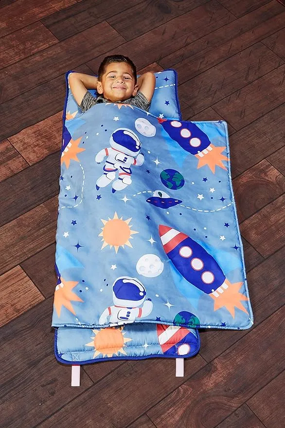 NAP MAT Sleeping Bag with Removable Pillow Kids Toddlers Sleepover EVERYDAY KIDS