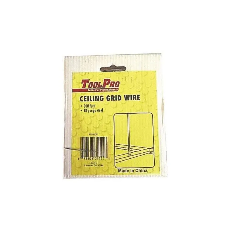 "Toolpro 05122 Ceiling Grid Hanging Wire, 300'"