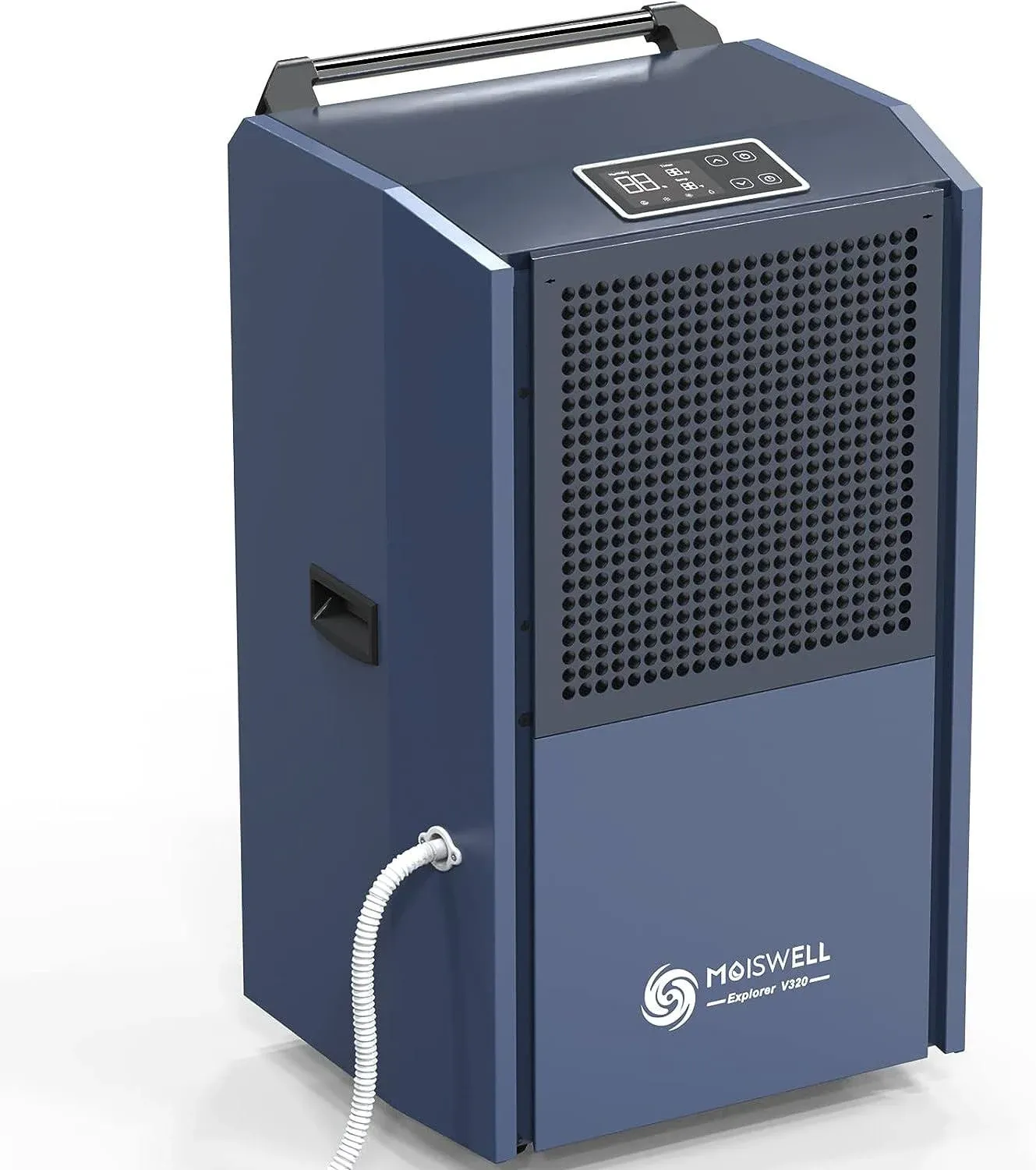 MOISWELL 305 Pints Commercial Dehumidifiers for Industrial Sites with Drain Hose ...